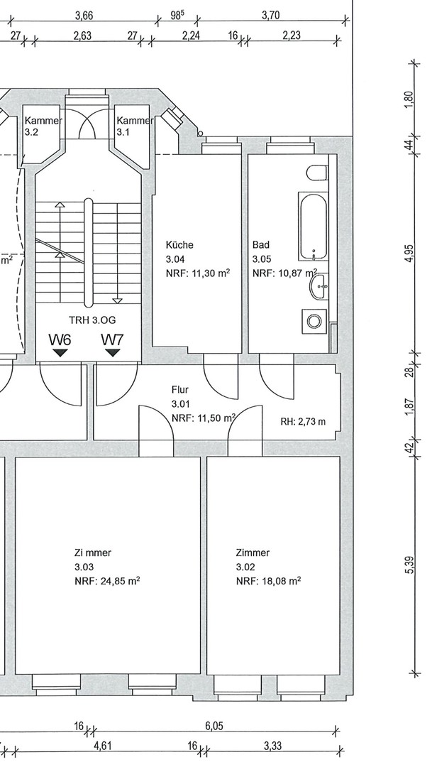 Bestandsvermietete 2-Zimmer-Altbauwohnung im denkmalgeschützten Gründerzeithaus – Görlitz – Vorschaubild 9